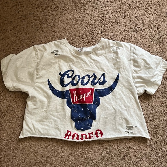 Tops Coors Banquet Rodeo Crop Top Poshmark